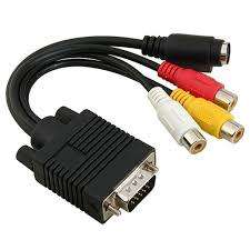 VGA TO RCA CABLE (1.5 Metres)