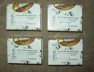 4 X NEW 63A EARTH LEAKAGES