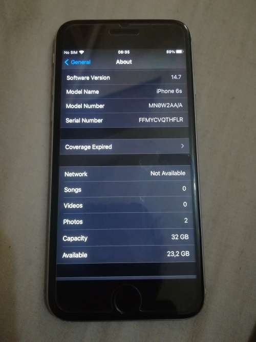 Apple iphone 6s 32gb Space Grey in excellent condition