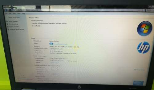 HP Probook 6560b Notebook - Core i5 2410M 2.3GHZ - 4GB RAM - 320GB HDD - WIN 7 Ultimate