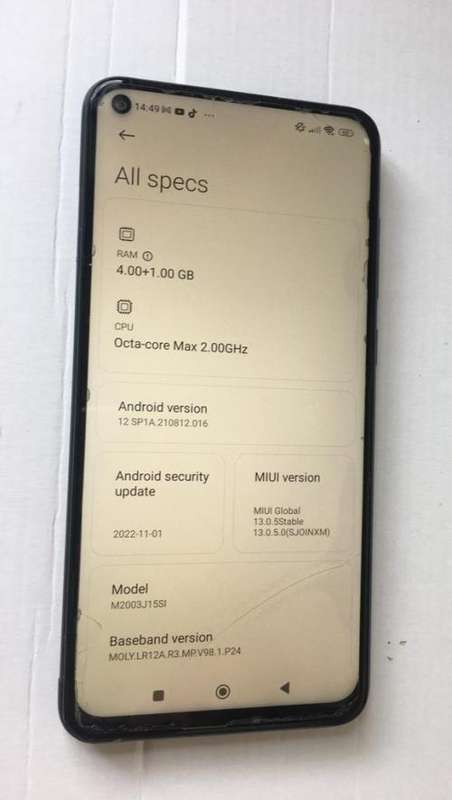 Xiaomi Note 9 - 4GB Ram, 64GB Storage (Interstellar Grey)