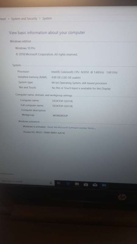 Hp G4 Intel Celeron 1.60ghz .4Gb Ram 500gb harddrive