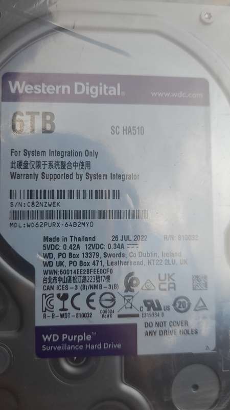 6TB WESTERN DIGITAL