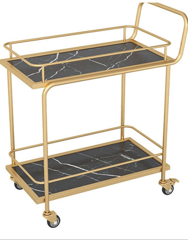 2 tier serving trolley