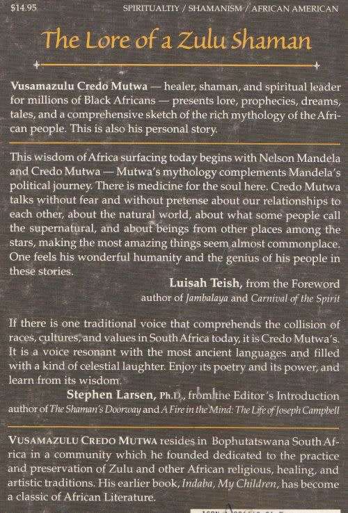 SONG OF THE STARS: THE LORE OF A ZULU SHAMAN by Vusamazulu Credo Mutwa