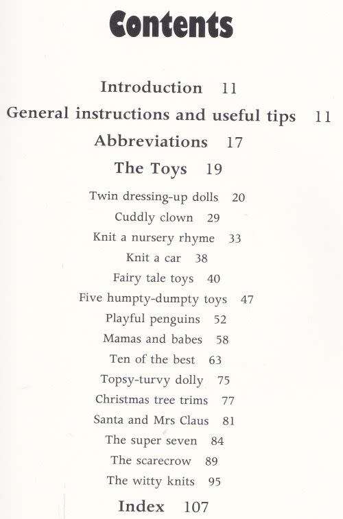 KNITTED TOYS by Jean Greenhowe