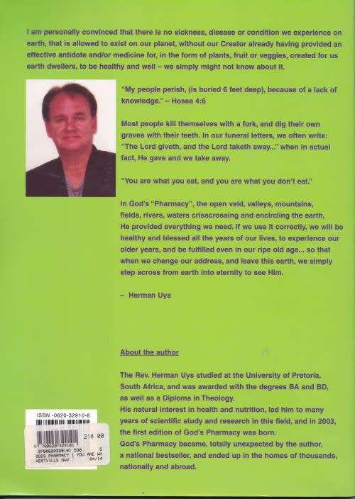 GOD`S PHARMACY: PART 1 by Herman Uys