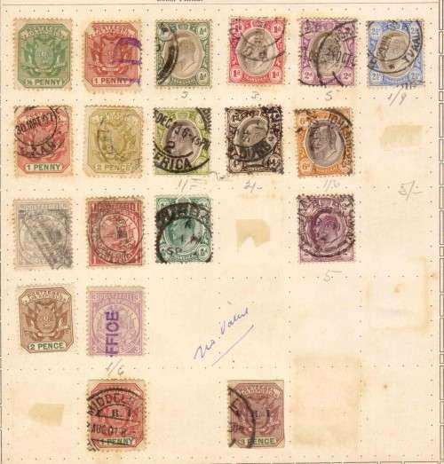 OLD STAMP PAGES - OSP11 - (14 Pages)