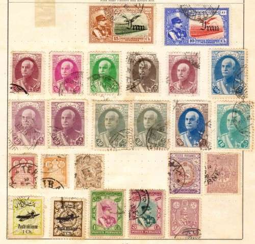 OLD STAMP PAGES - OSP12 - (13 Pages)