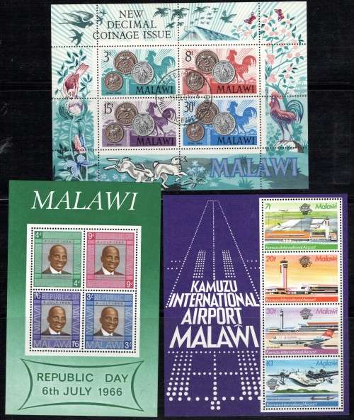 MALAWI (8 Miniature sheets)
