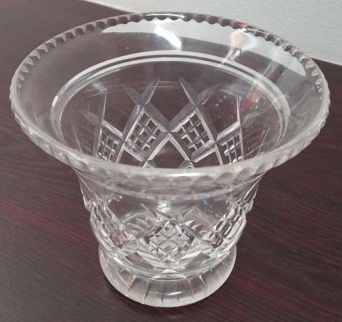 CRYSTAL CUT VASE