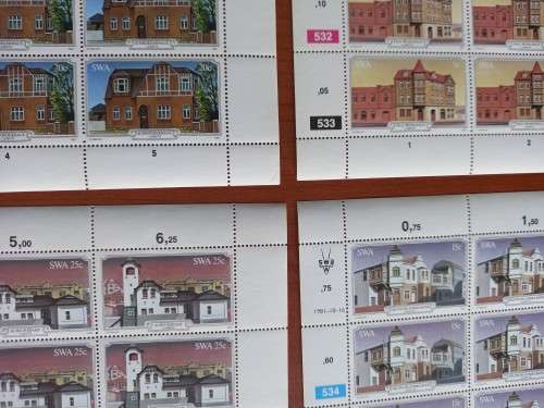 SOUTH WEST AFRICA (1981 LUDERITZ BUILDINGS) FULL SHEETS