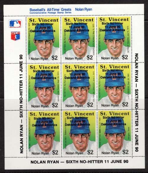 ST. VINCENT (Baseball) FULL SHEET