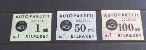 FINLAND (1949 PARCEL POST STAMPS)