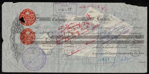 SOUTH AFRICA (Cheque)