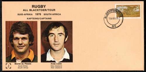 SOUTH AFRICA (1976 All Blacks Tour) x 4 Covers
