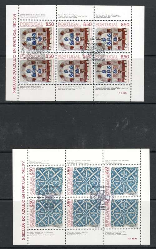 PORTUGAL (1981 and 1983) Tiles x 4
