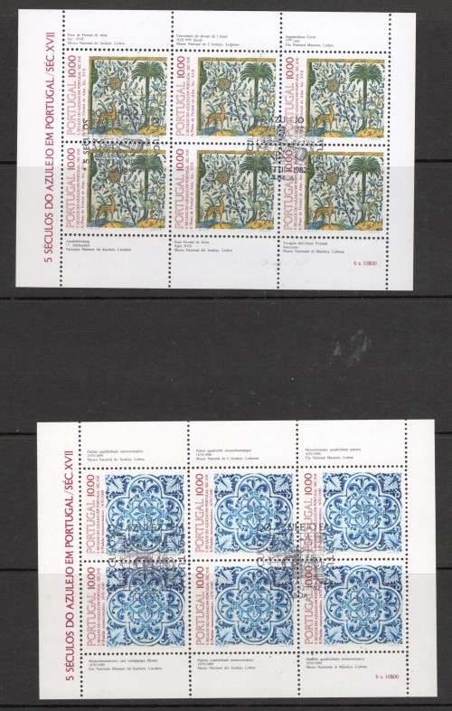 PORTUGAL (1982) Tiles x 4