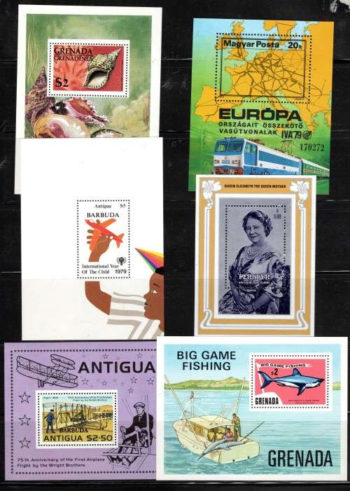 WORLD (9 Miniature sheets)