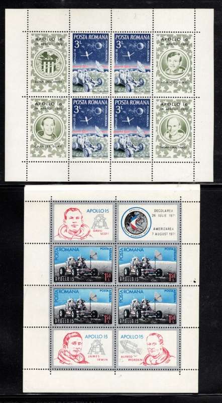 ROMANIA (Space Sheetlets)