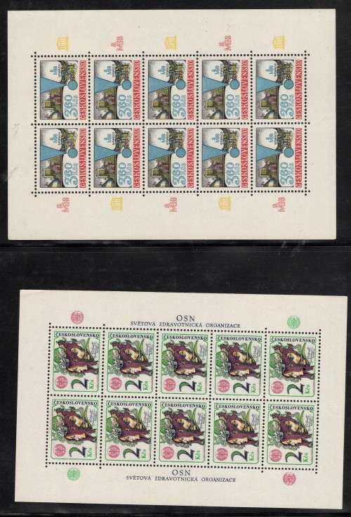CZECHOSLOVAKIA (5 Sheetlets)