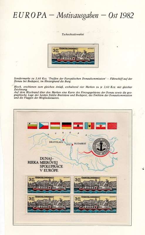CZECHOSLOVAKIA (1982 EUROPA)