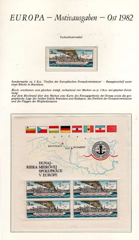 CZECHOSLOVAKIA (1982 EUROPA)