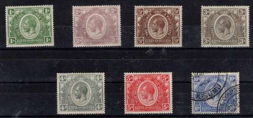 KENYA & UGANDA (1922 / 27) High values
