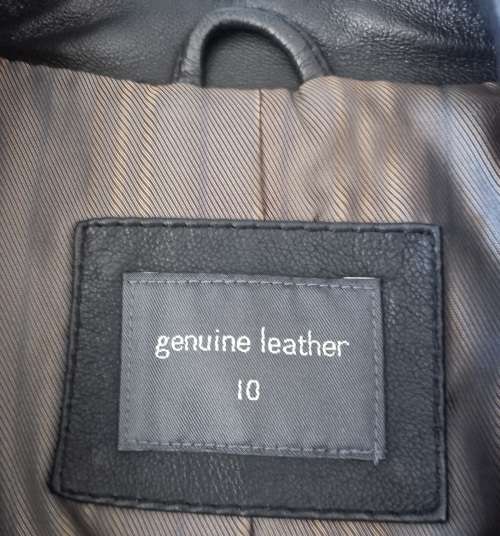 GENUINE LEATHER COAT