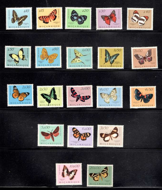 MOZAMBIQUE (1953 Butterflies)