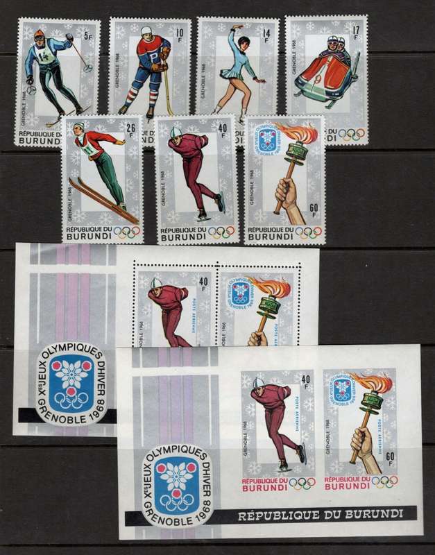 BURUNDI (1968 WINTER OLYMPICS)
