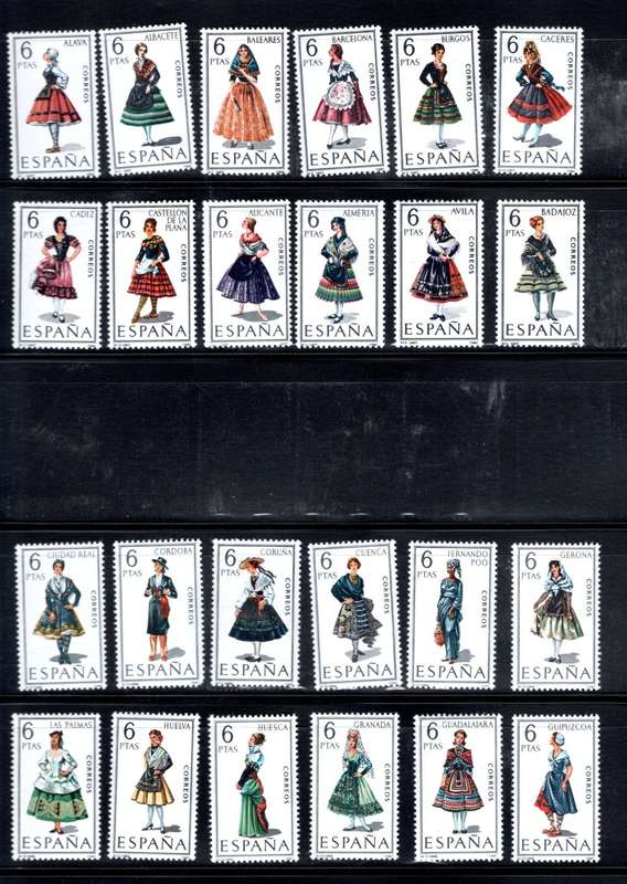 SPAIN (B) Provincial Costumes (3 Pages)