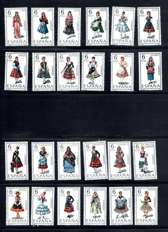 SPAIN (B) Provincial Costumes (3 Pages)