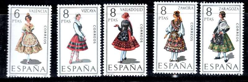 SPAIN (B) Provincial Costumes (3 Pages)