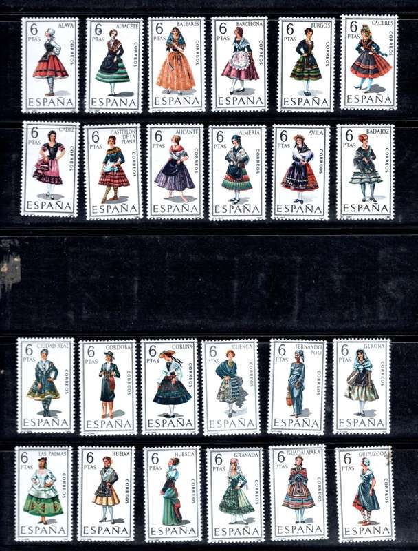 SPAIN (C) Provincial Costumes (3 Pages)