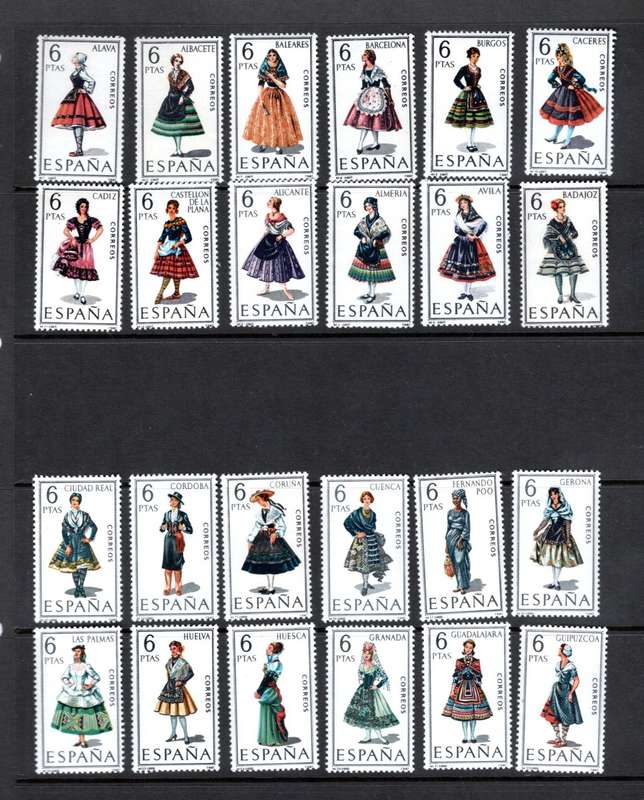 SPAIN (D) Provincial Costumes (3 Pages)