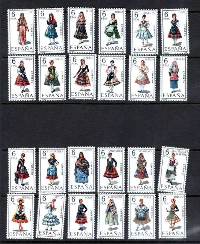 SPAIN (D) Provincial Costumes (3 Pages)