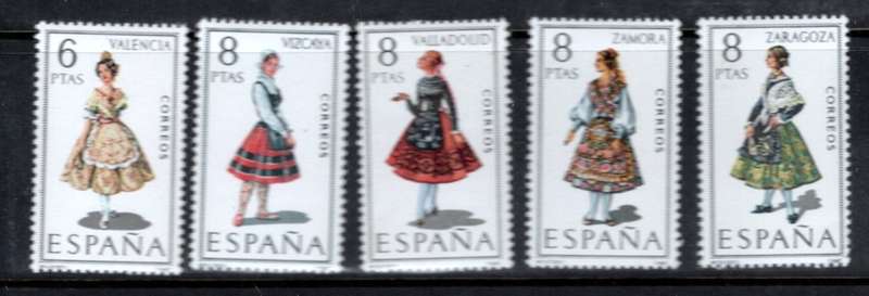 SPAIN (D) Provincial Costumes (3 Pages)