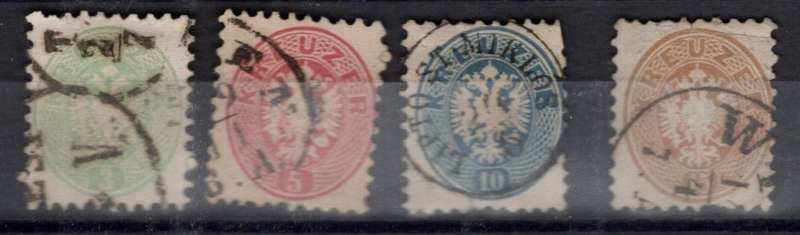 AUSTRIA (1863 Arms of Austria)