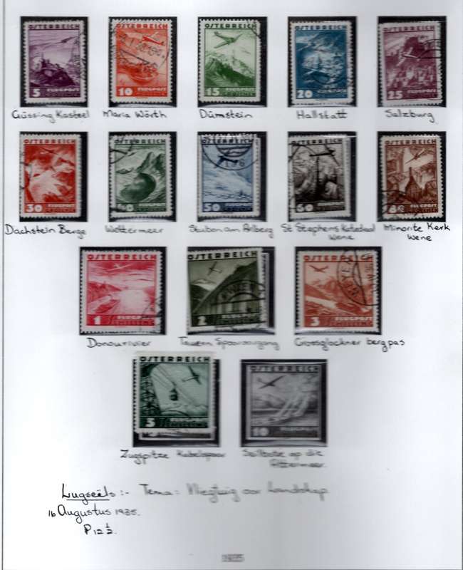 AUSTRIA (1935 Air Set)