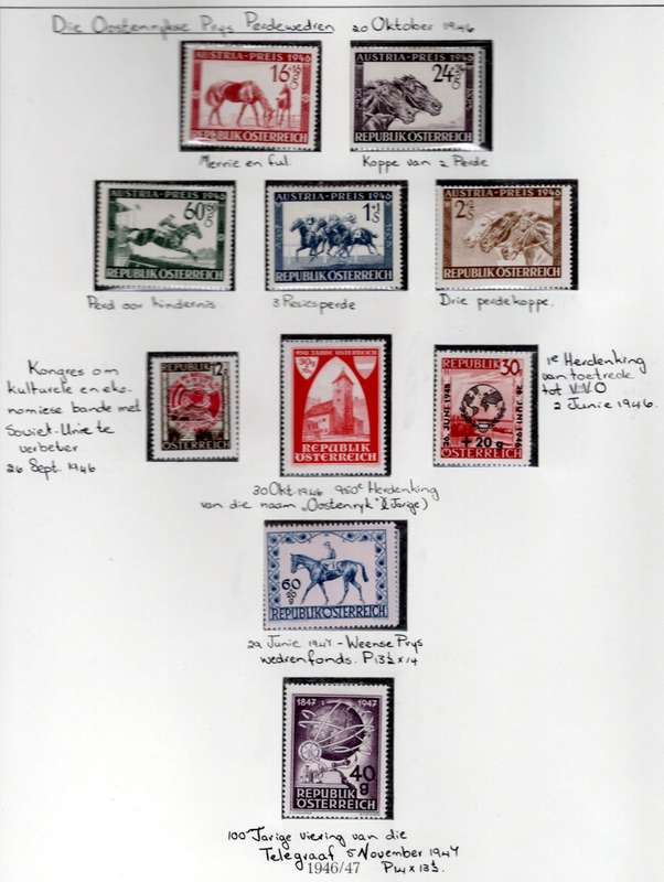 AUSTRIA (1946 / 47) 3 Pages