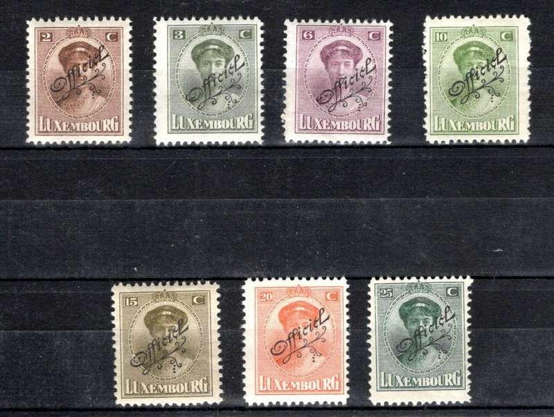 LUXEMBOURG (1922 Officials)