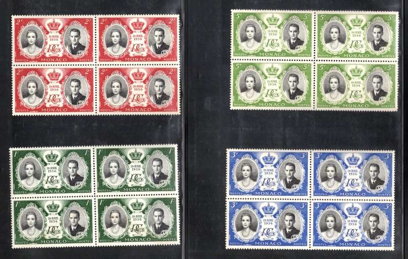 MONACO (1956 Royal Wedding) 2 Pages