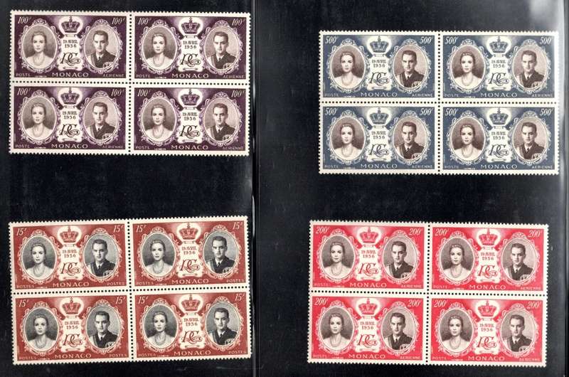 MONACO (1956 Royal Wedding) 2 Pages