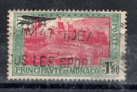 MONACO (1933 AIR Surcharge)