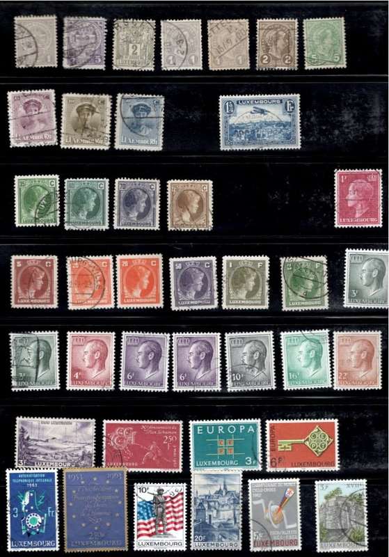 LUXEMBOURG (Used singles)