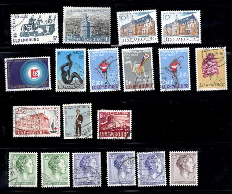 LUXEMBOURG (Used singles)