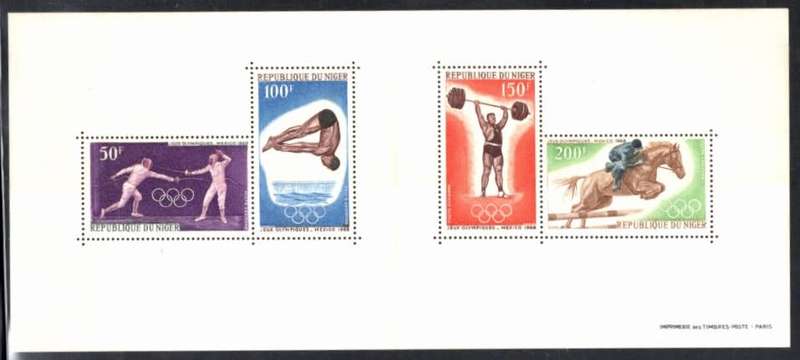 NIGER (1968 Mexico Olympics)