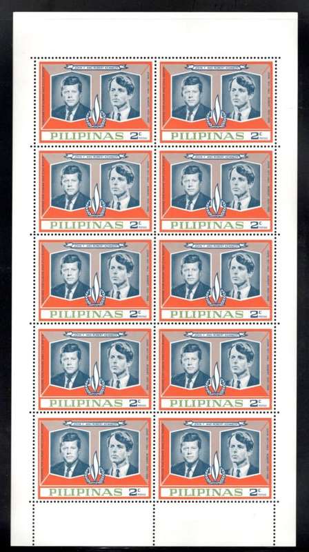 PHILIPPINES (1968) - FULL SHEETS