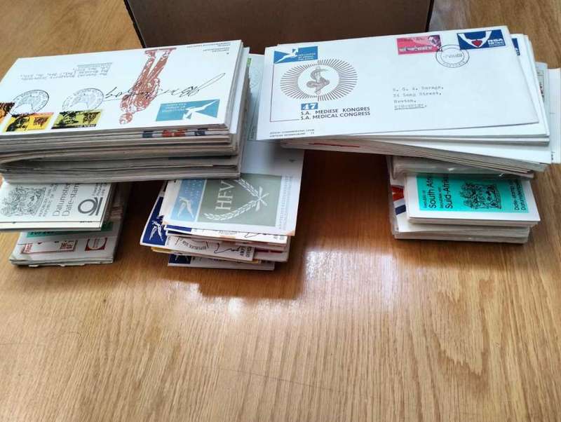 BOX OF  FDC`s (250 + covers)